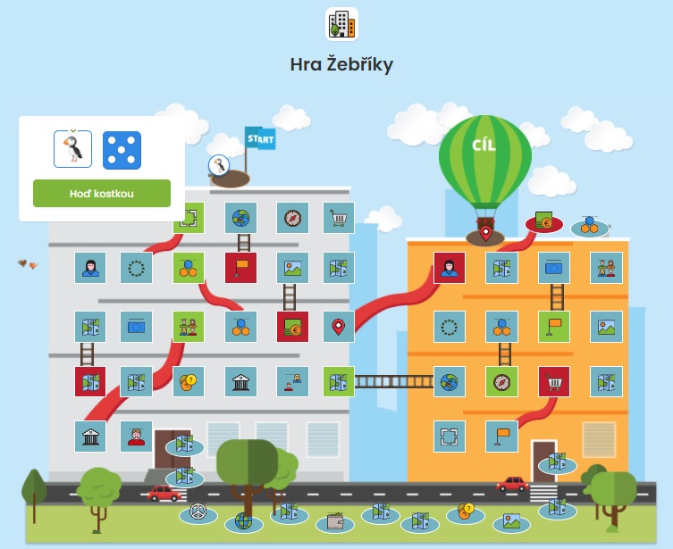 Hra Žebříky Hra Žebříky