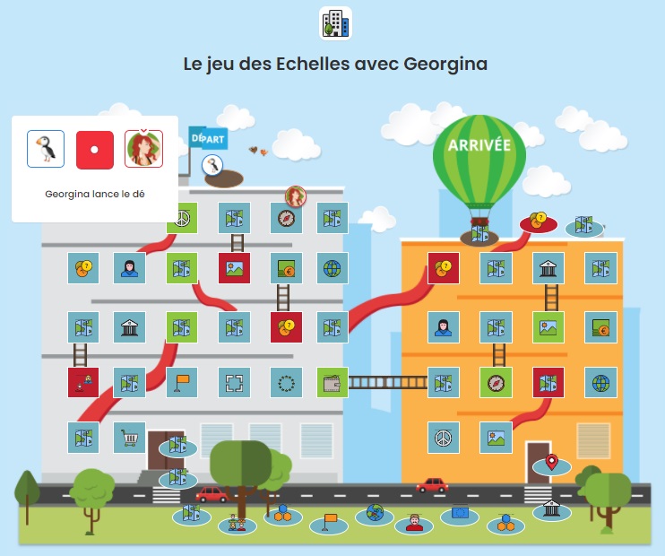 Jeu Echelles avec Georgina