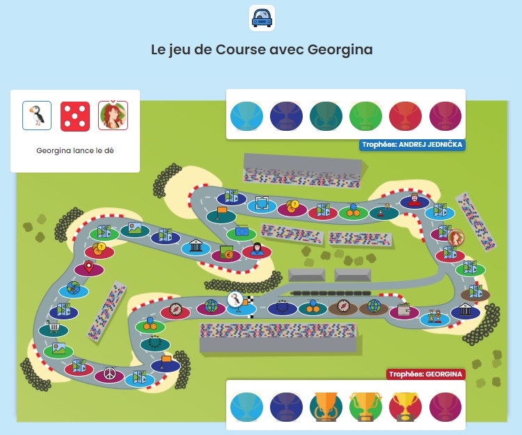 Le jeu de Course avec Georgina