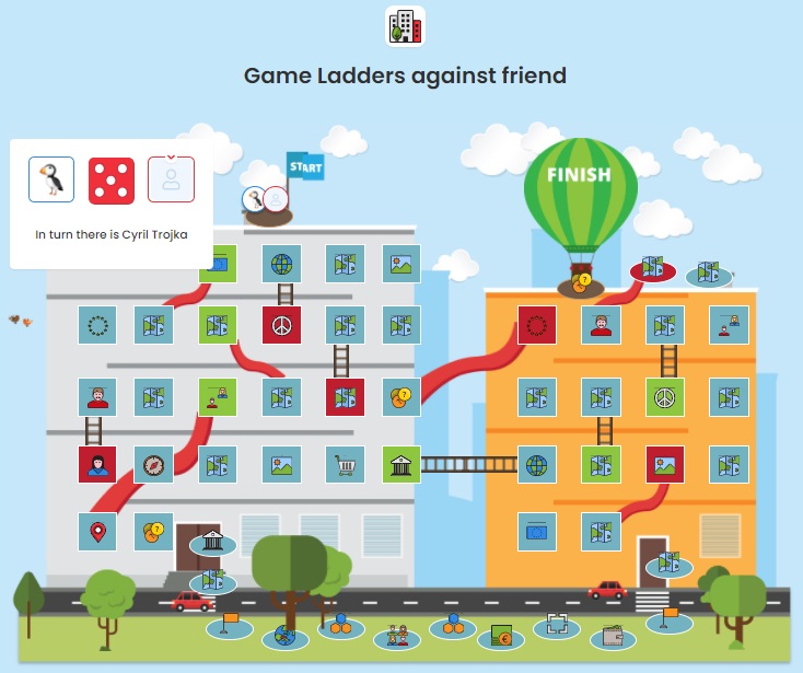Game Ladders against friend