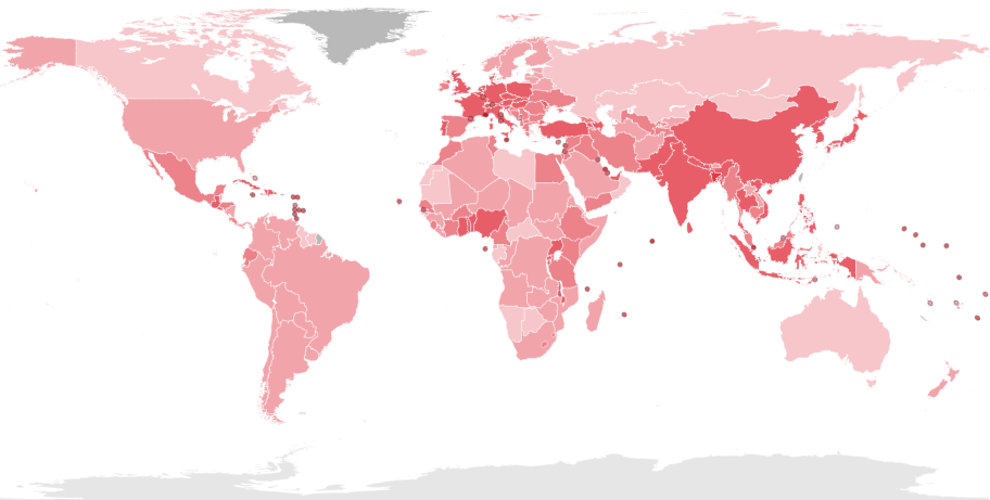 Densité de la population